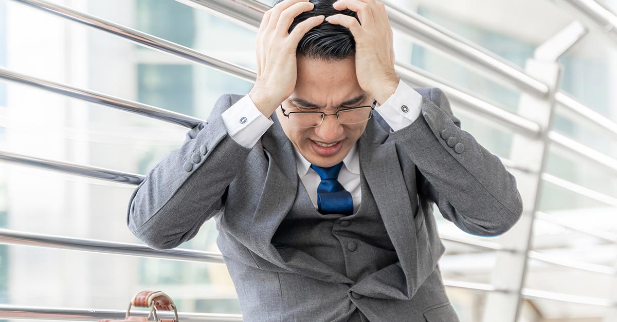 Stressed Business Man Stressed Business Man
